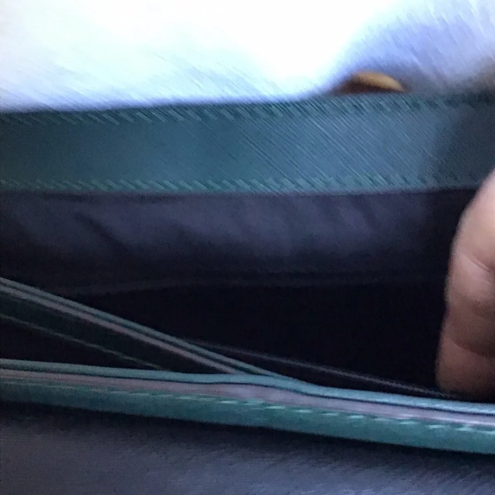 Rebecca Minkoff Designer crossbody bag in green and burgundy